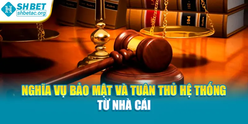 Nghĩa vụ bảo mật và tuân thủ hệ thống từ nhà cái